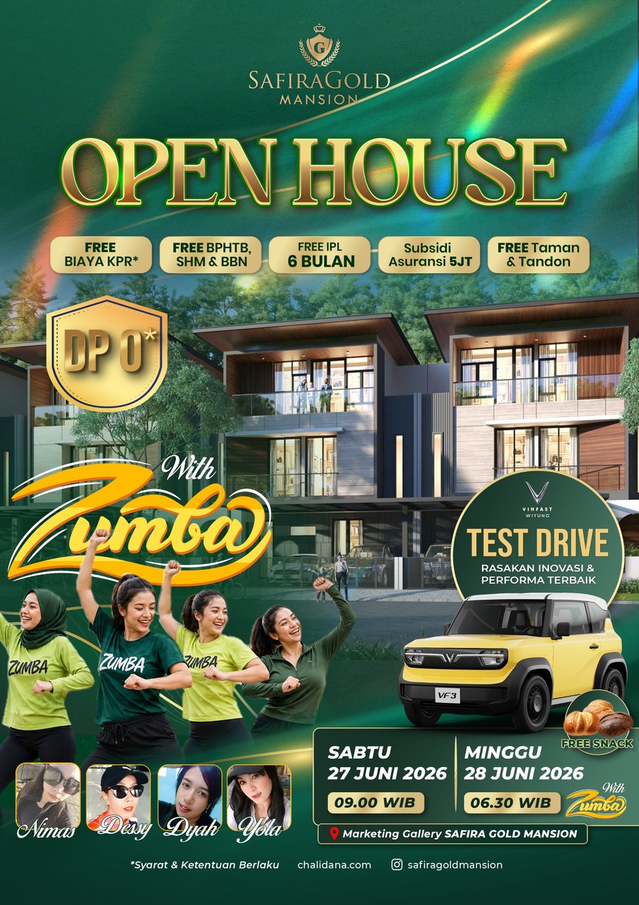 Open House Safira Gold Mansion