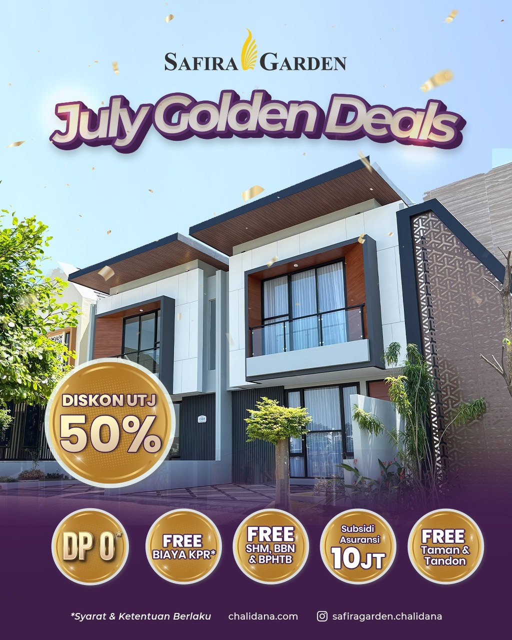 July Golden Deals - Safira Garden